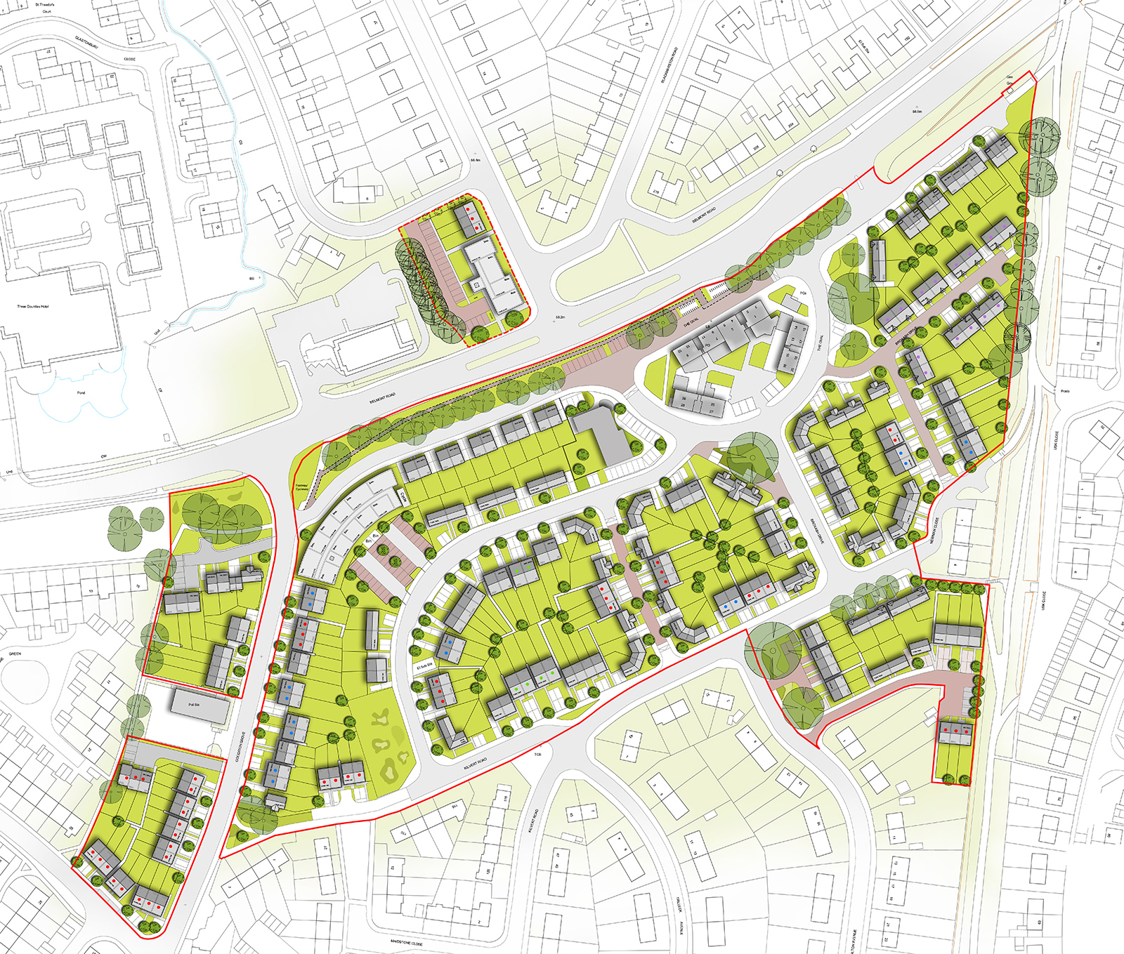 The Oval Regeneration, Hereford → BM3 Architects