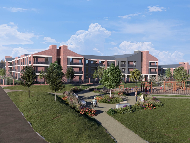 Donnington Wood Way_Masterplan → BM3 Architects